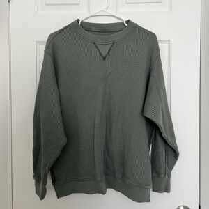Aerie waffle pullover size X-Small